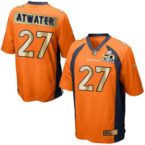 Steve Atwater Denver Broncos orange Game jersey