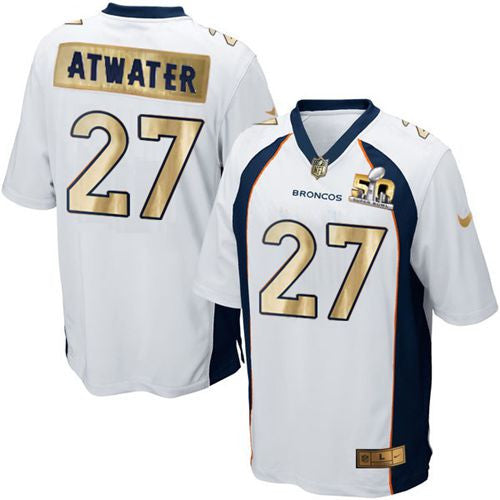 Steve Atwater Denver Broncos white Game jersey