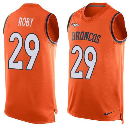 Bradley Roby Denver Broncos orange Limited jersey