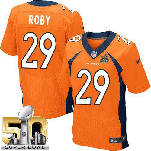 Bradley Roby Denver Broncos orange Elite jersey