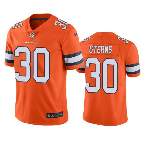 Caden Sterns Denver Broncos orange Color Rush jersey