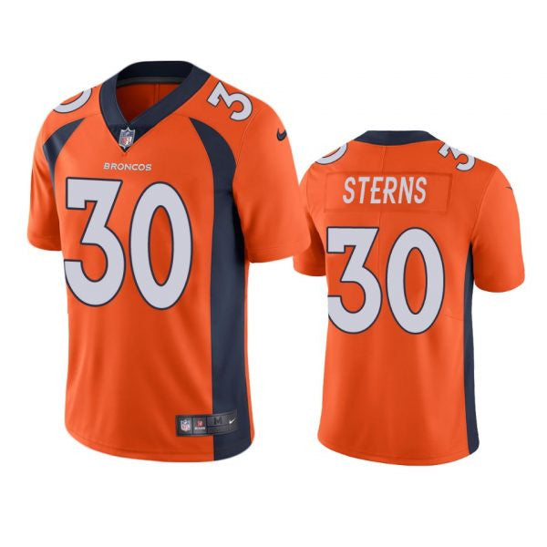 Caden Sterns Denver Broncos orange Vapor jersey