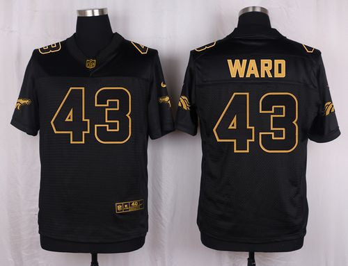 T.J. Ward Denver Broncos black Pro Line jersey