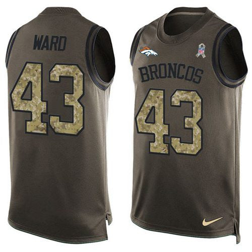 T.J. Ward Denver Broncos green Salute To Service jersey