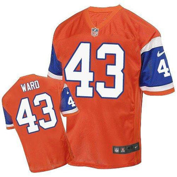 T.J. Ward Denver Broncos orange Elite jersey