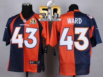 T.J. Ward Denver Broncos orange Elite jersey
