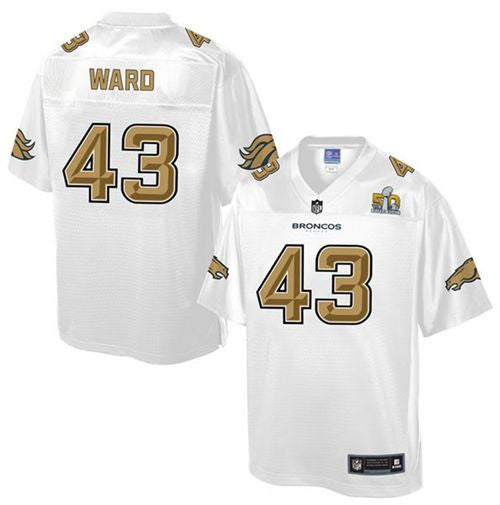 T.J. Ward Denver Broncos white Pro Line jersey