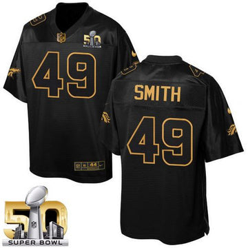 Dennis Smith Denver Broncos black Pro Line jersey