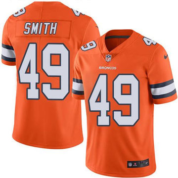 Dennis Smith Denver Broncos orange Limited jersey
