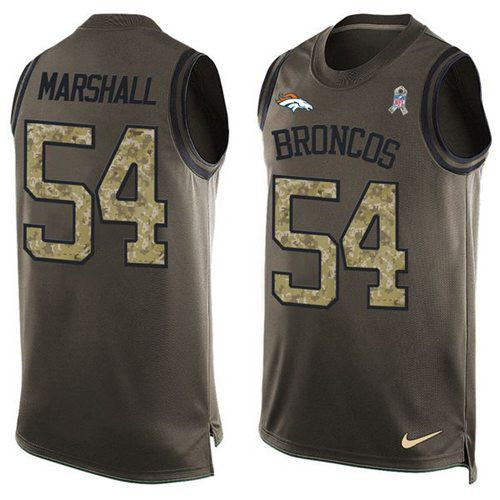 Brandon Marshall Denver Broncos green Salute To Service jersey