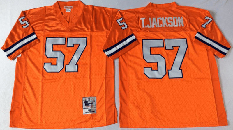 Tom Jackson Denver Broncos orange Throwback jersey