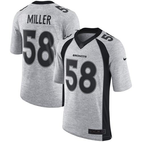 Von Miller Denver Broncos gray Limited jersey