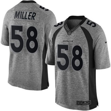 Von Miller Denver Broncos gray Limited jersey
