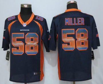 Von Miller Denver Broncos navy Limited jersey