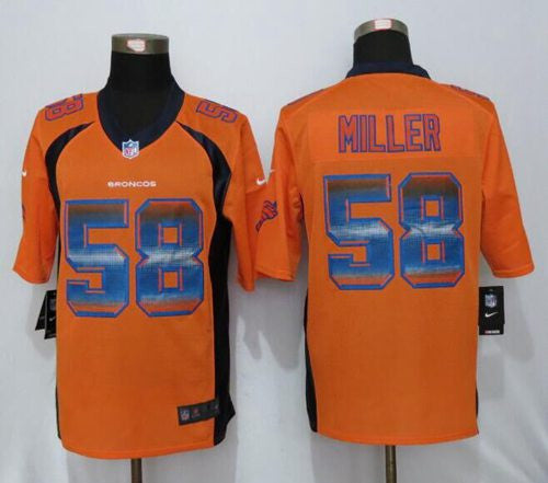 Von Miller Denver Broncos orange Limited jersey