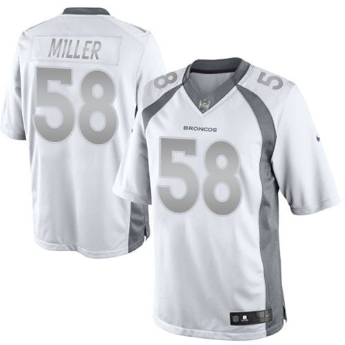 Von Miller Denver Broncos white Limited jersey