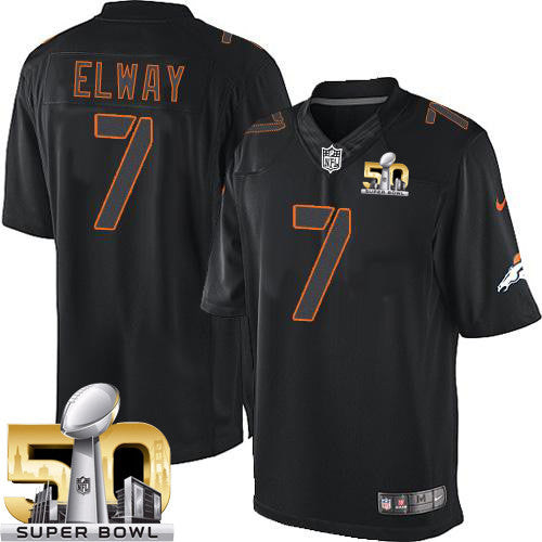 John Elway Denver Broncos black Limited jersey