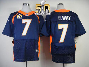 John Elway Denver Broncos navy Elite jersey