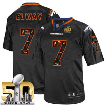 John Elway New Denver Broncos black Elite jersey