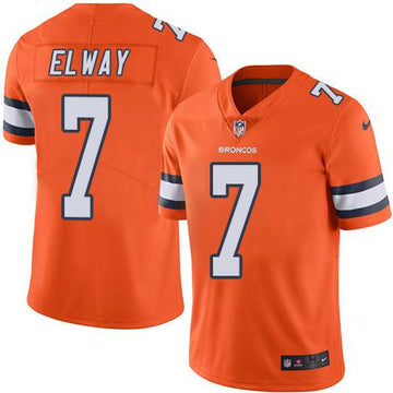 John Elway Denver Broncos orange Limited jersey