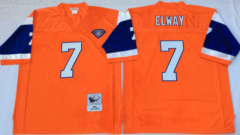 John Elway Denver Broncos orange Throwback jersey