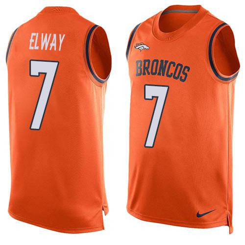 John Elway Denver Broncos orange Limited jersey