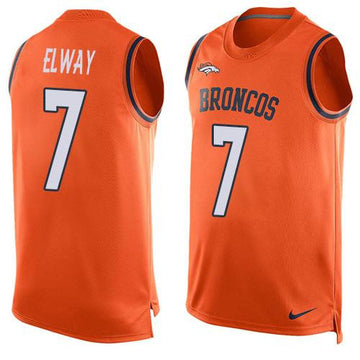 John Elway Denver Broncos orange Limited jersey