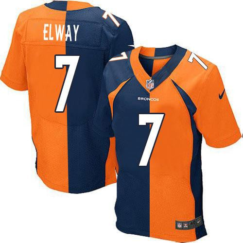 John Elway Denver Broncos orange Elite jersey