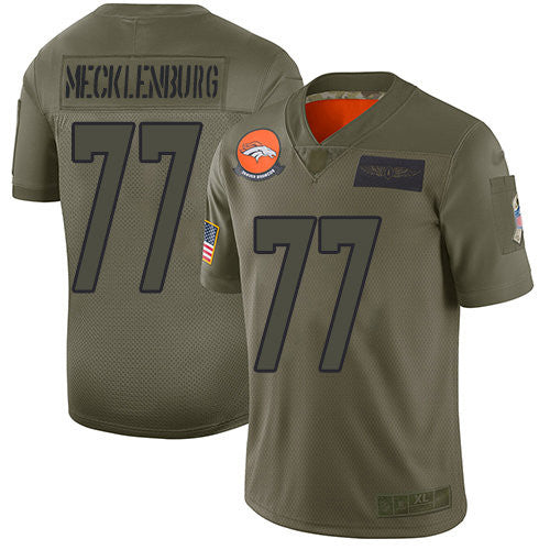 Karl Mecklenburg Denver Broncos camo Salute To Service jersey