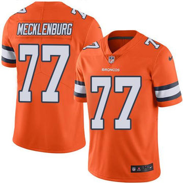 Karl Mecklenburg Denver Broncos orange Limited jersey