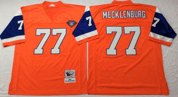 Karl Mecklenburg Denver Broncos orange Throwback jersey