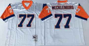 Karl Mecklenburg Denver Broncos white Throwback jersey
