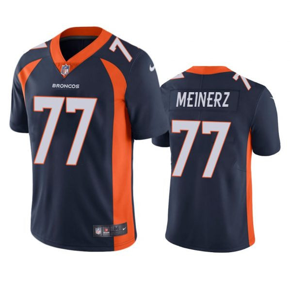 Quinn Meinerz Denver Broncos navy Vapor jersey