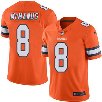 Brandon McManus Denver Broncos orange Limited jersey