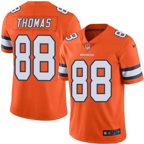 Demaryius Thomas Denver Broncos orange Limited jersey