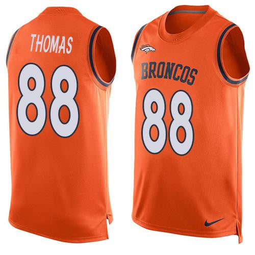 Demaryius Thomas Denver Broncos orange Limited jersey