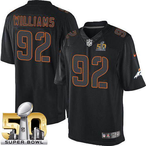 Sylvester Williams Denver Broncos black Limited jersey