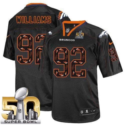 Sylvester Williams New Denver Broncos black Elite jersey
