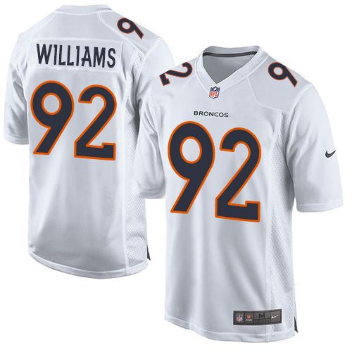 Sylvester Williams Denver Broncos white Game jersey