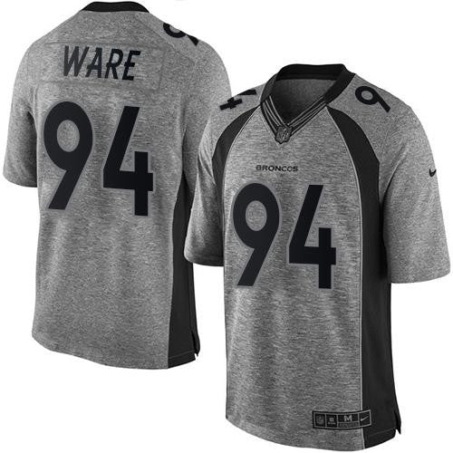 DeMarcus Ware Denver Broncos gray Limited jersey
