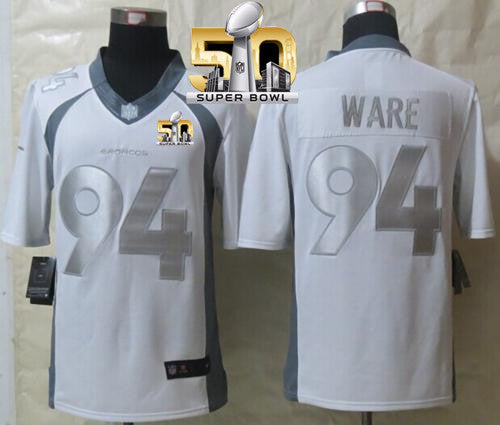 DeMarcus Ware Denver Broncos white Limited jersey