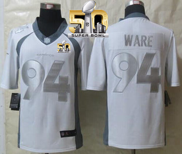 DeMarcus Ware Denver Broncos white Limited jersey