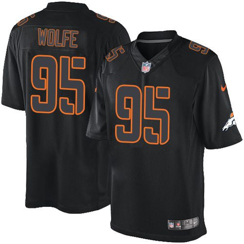 Derek Wolfe Denver Broncos black Limited jersey