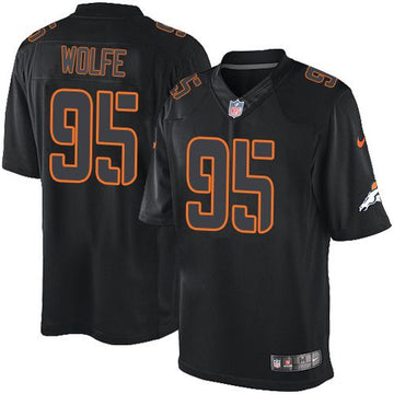 Derek Wolfe Denver Broncos black Limited jersey