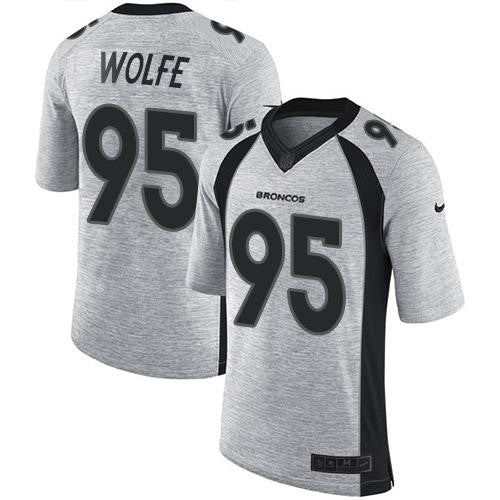 Derek Wolfe Denver Broncos gray Limited jersey