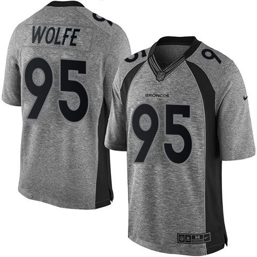 Derek Wolfe Denver Broncos gray Limited jersey