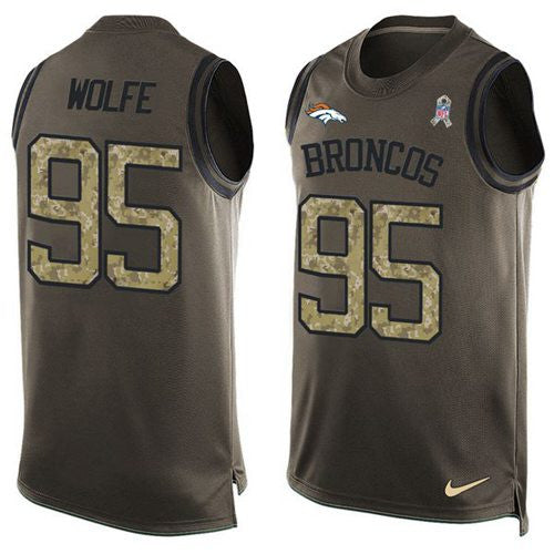 Derek Wolfe Denver Broncos green Salute To Service jersey