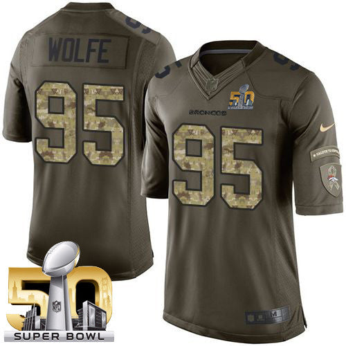 Derek Wolfe Denver Broncos green Salute To Service jersey