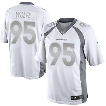 Derek Wolfe Denver Broncos white Limited jersey