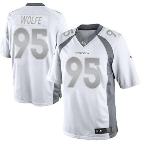 Derek Wolfe Denver Broncos white Limited jersey